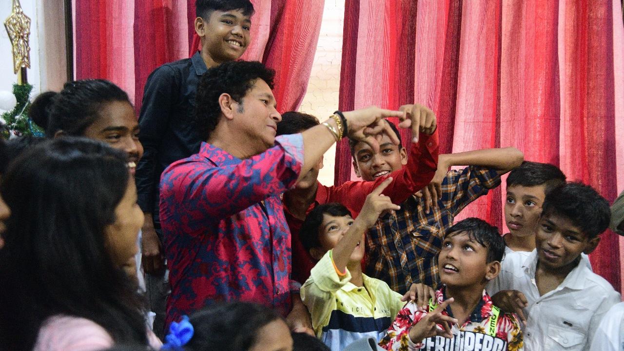 It was an ardent wish of the children under-care to meet their idol someday, which the Master Blaster duly fulfilled by joining in the pre-Christmas celebrations, a press release said.