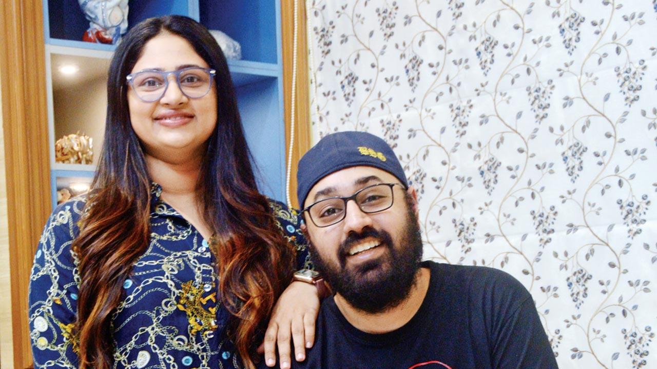 Balraj Singh Ghai, founder of the performance venue, The Habitat, and his lawyer wife Chandni Ghai, began livestreaming on Twitch during the pandemic. Chandni says she became hooked to it, when she was pregnant. Pic/Satej Shinde