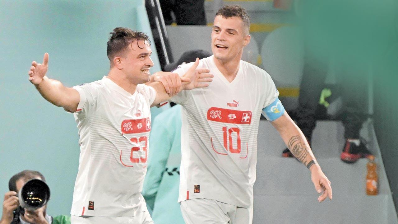 FIFA World Cup 2022: Granit Xhaka, Xherdan Shaqiri star in Swiss hit!