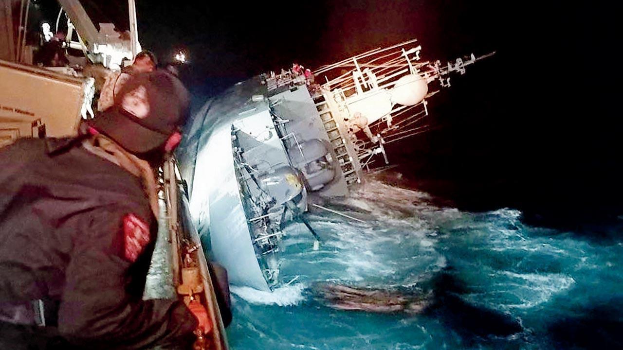 31 sailors missing as Thai warship sinks