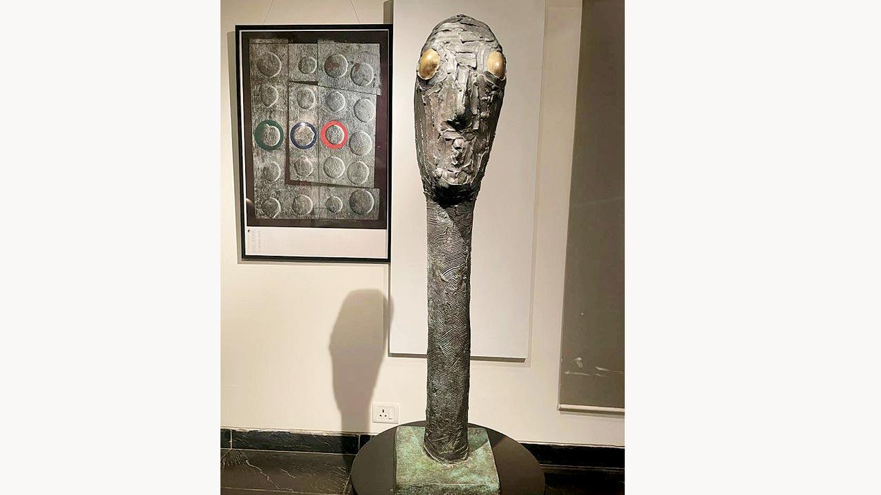 Cast in bronze 