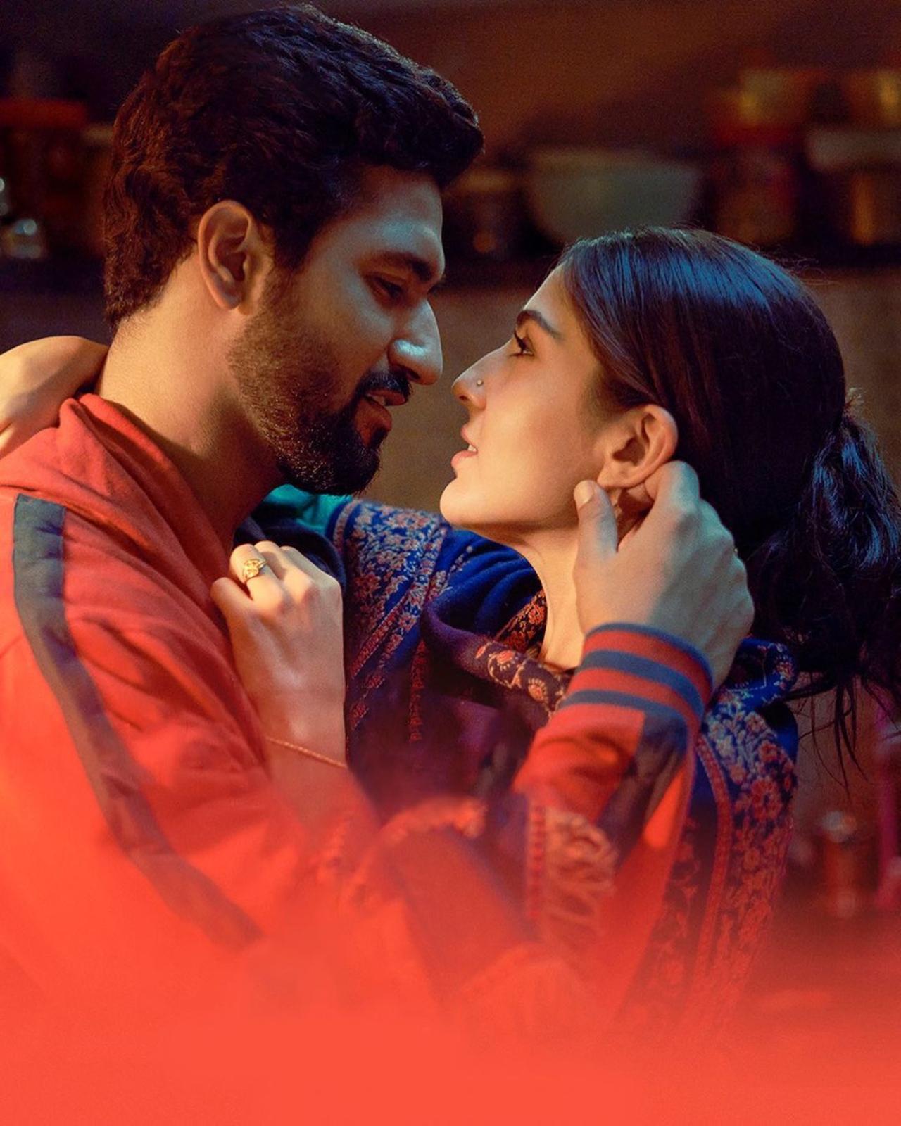 Vicky Kaushal - Sara Ali Khan
The 'Govinda Naam Mera' actor and 'Atrangi Re' actress teased the first look of their first venture together on Instagram. The shooting of this untitled romantic comedy helmed by 'Mimi' filmmaker Laxman Utekar has already wrapped up. No further details have been announced yet