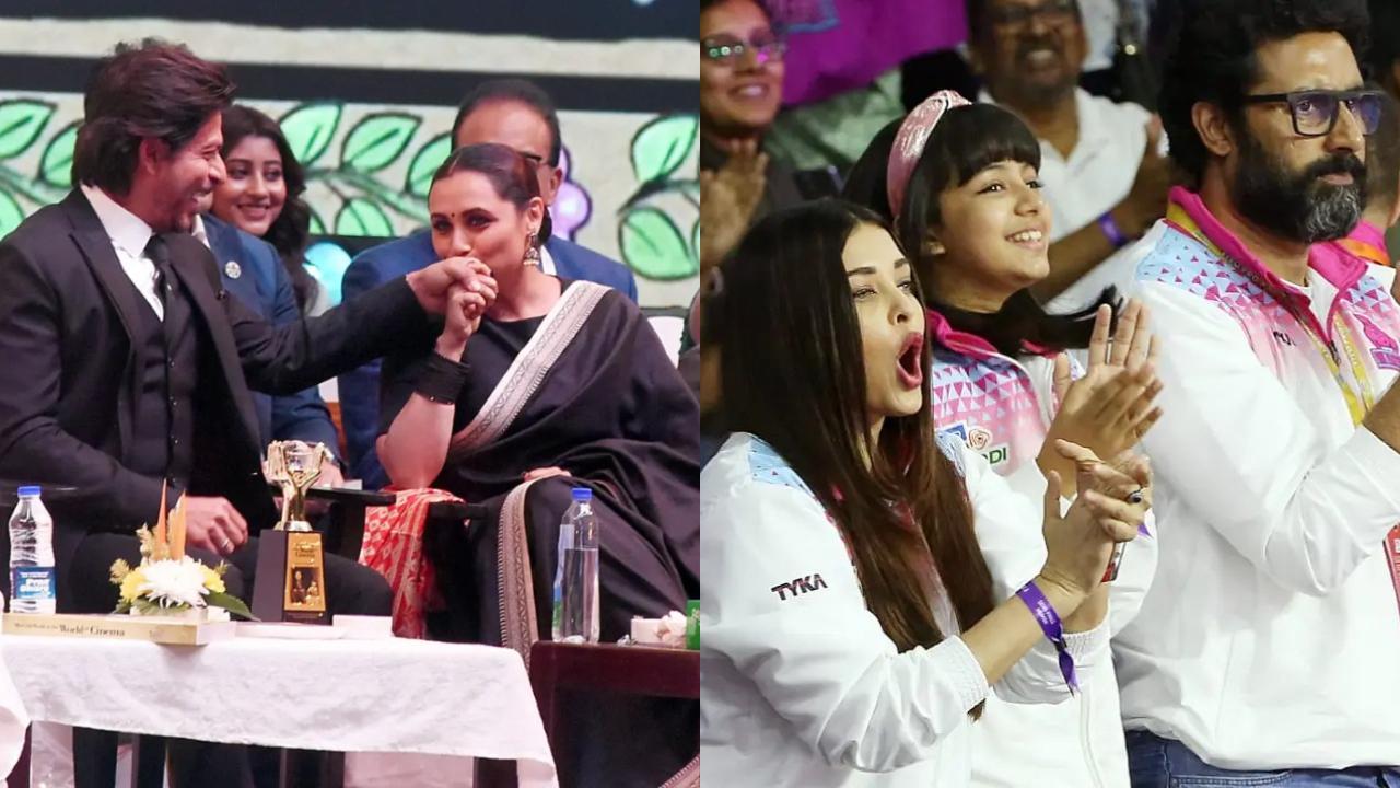 Viral Photos Of The Week: SRK-Rani Mukerji reunite; Bachchans celebrate big win