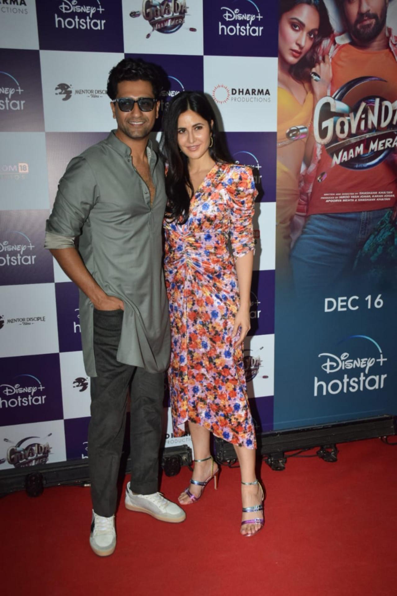 Vicky Kaushal and Katrina Kaif completed a year of marriage last week. They were spotted together at the screening of Vicky's latest offering, Govinda Naam Mera