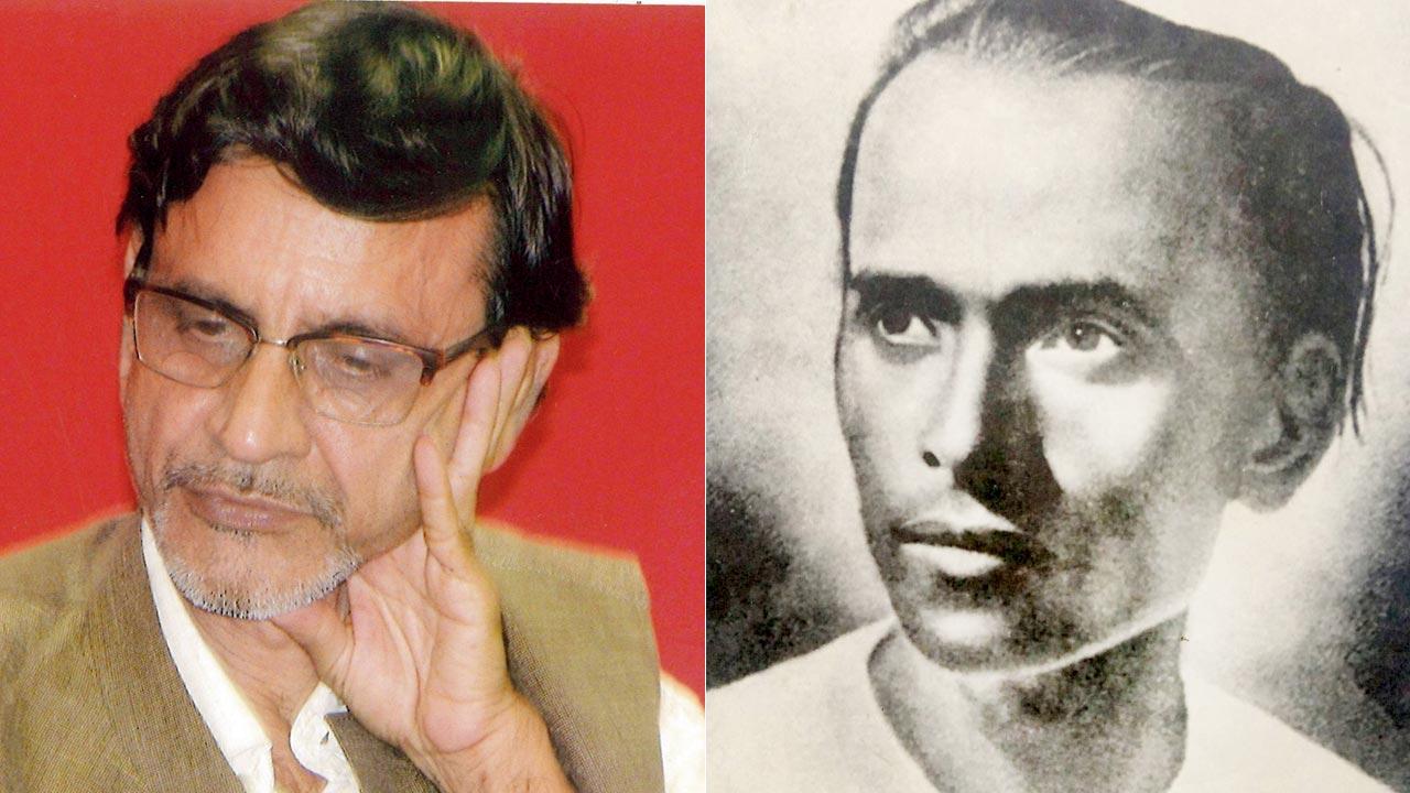 Milind Champanerkar; (right) Anna Bhau Sathe