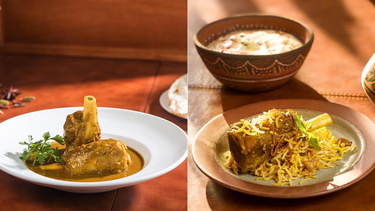 Gosht nihari and Awadhi gosht biryani