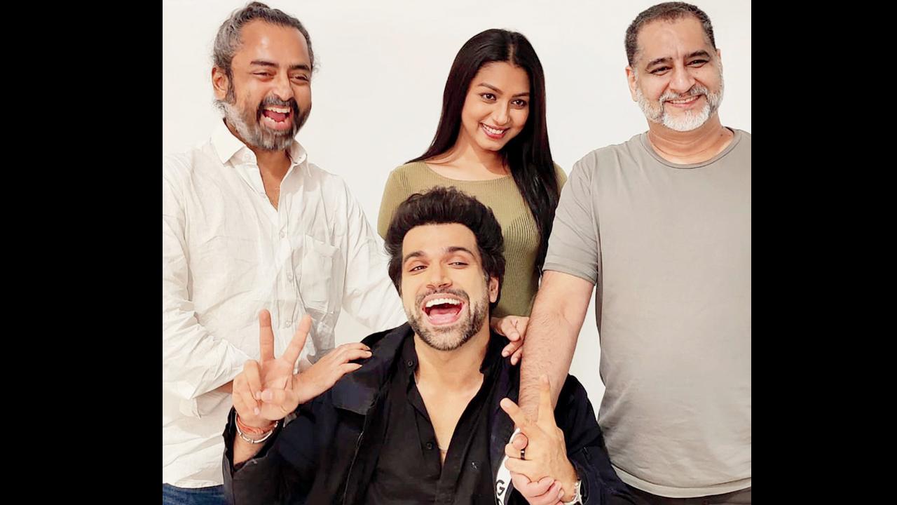 (From left) PYAR founders filmmaker Abhijit Das and Ria Bhattacherje, Vikram Bawa and actor Rithvik Dhanjani