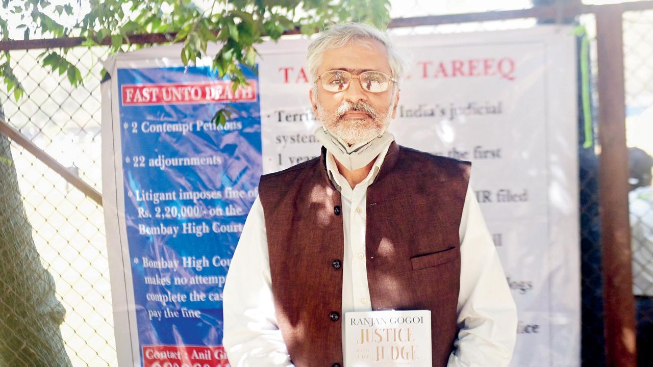 Mumbai: Bandra resident on a hunger strike for faster court hearings