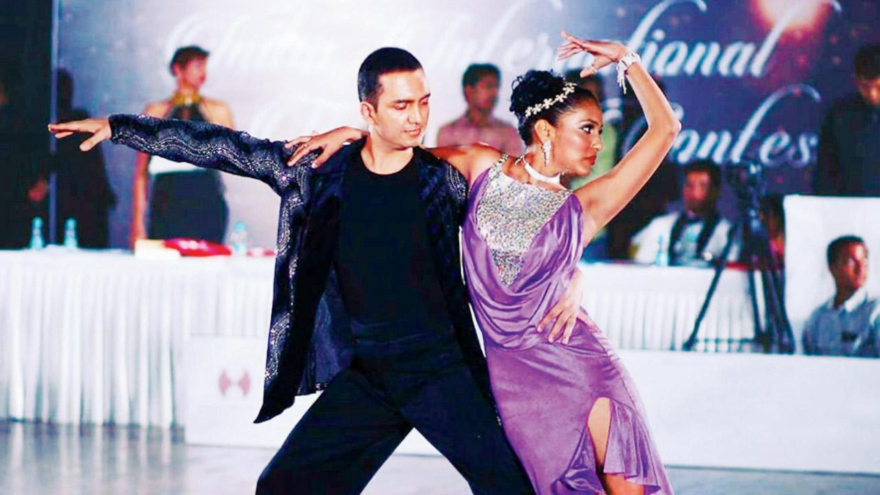Aniruddha Pathak and his partner, Akshada