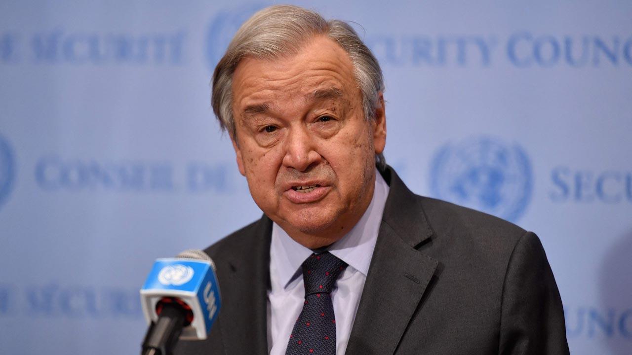 UN chief calls for peaceful solution to Ukraine's crisis