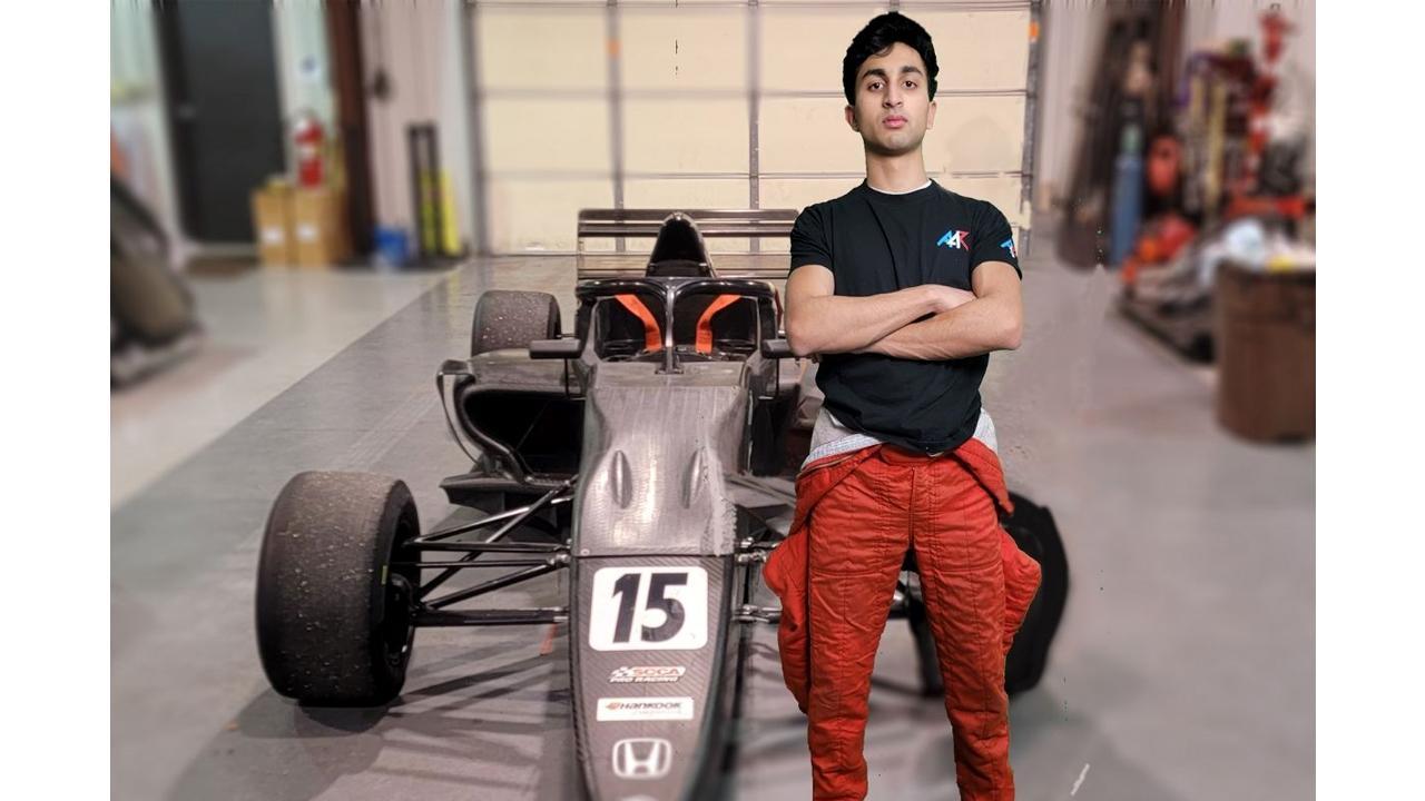US Born Indian Origin Racer Atharva Desai testing for Formula-3 Series in the UK