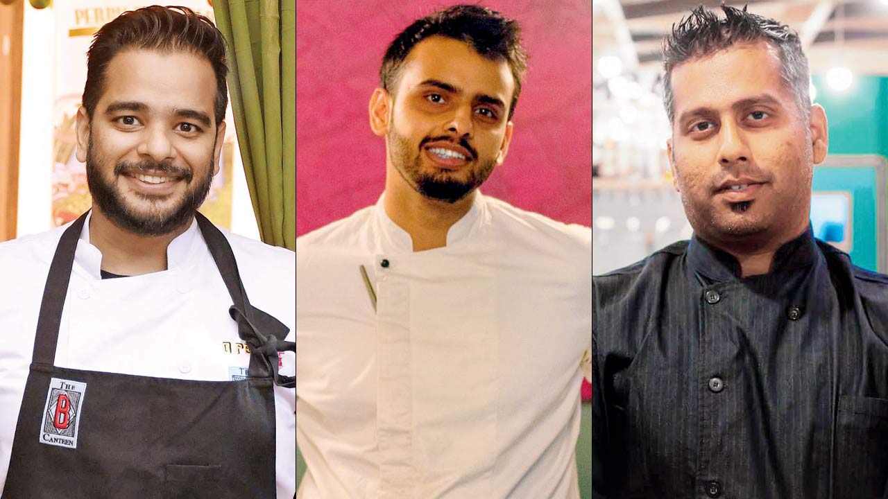 Chef Hussain Shahzad, Vidit Aren, Nester Gracias