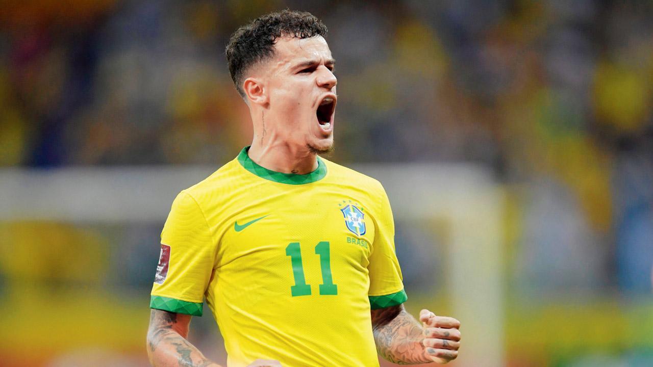 Coutinho’s strike helps Brazil win 4-0