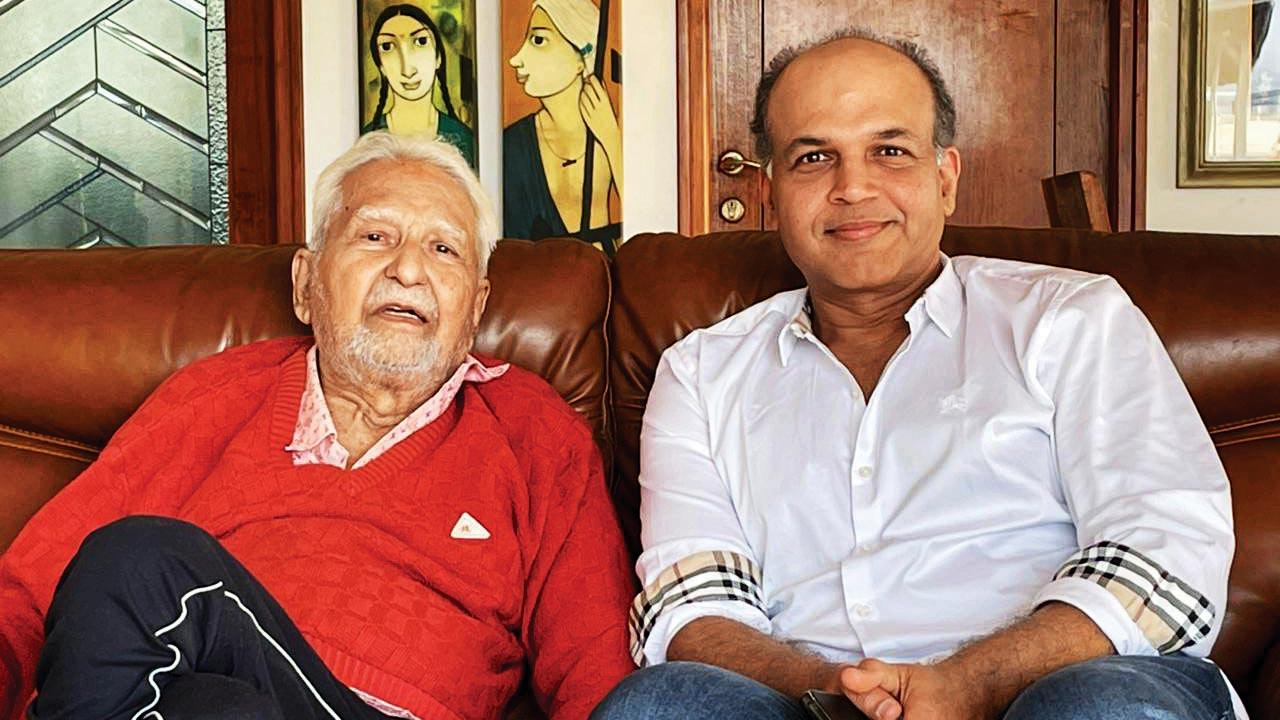 Ramesh Deo with Ashutosh Gowariker