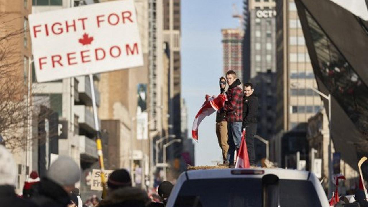 India asks its citizens in Canada to 'remain alert' amid truckers protest