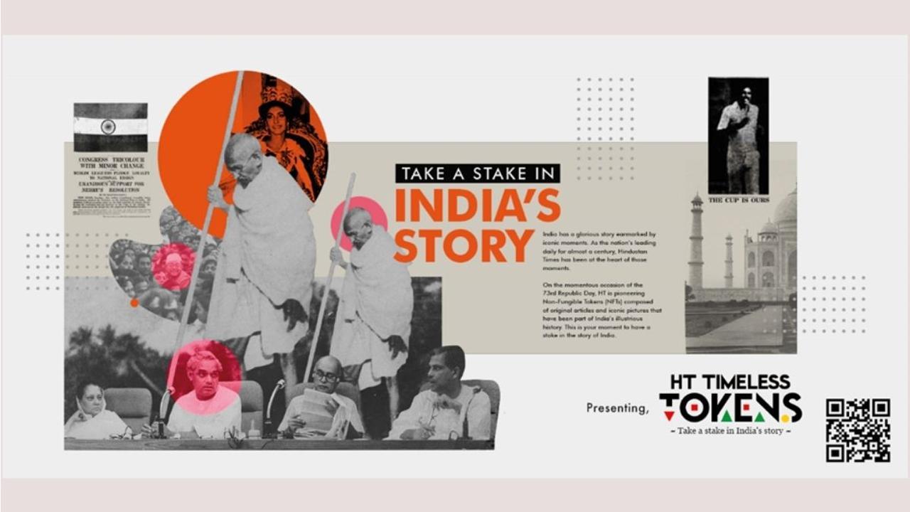 Take a stake in India’s Story –NFTs Pegged on Crucial Events from India’s History launched by HT