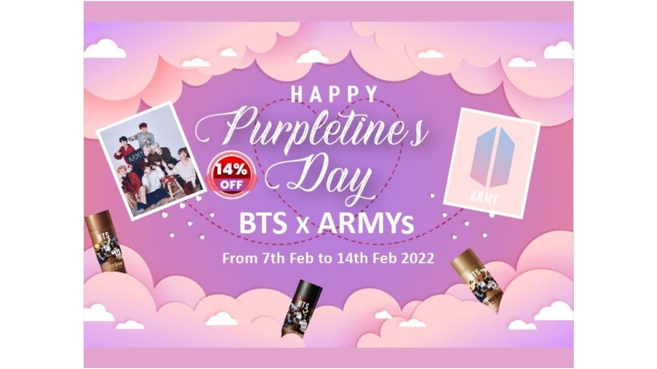 HY BTS Coffee India Celebrating Valentine’s Day as Purpletine’s Day