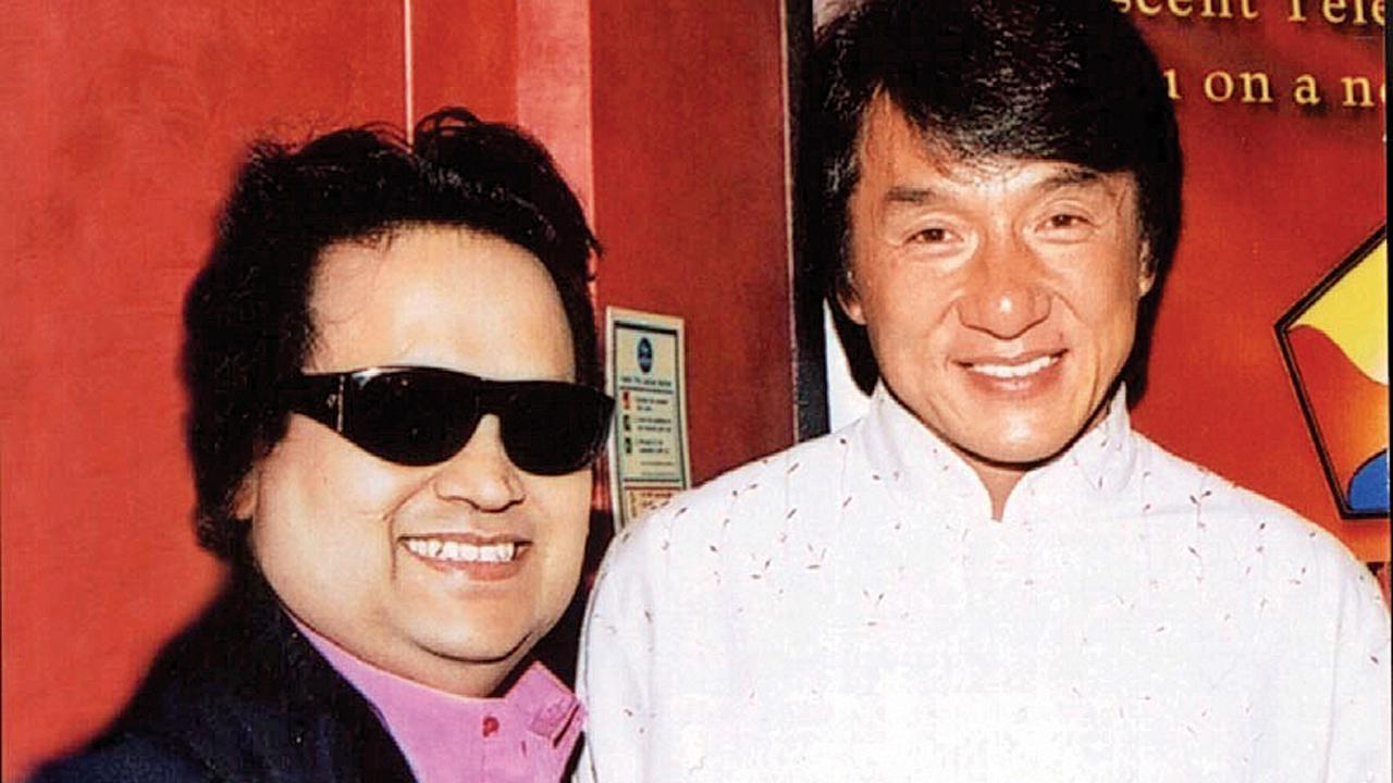 File photo of Lahiri with Jacky Chan at a launch