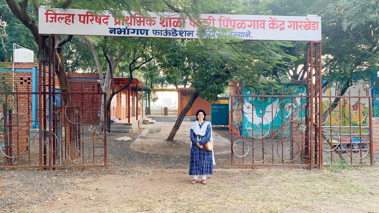 The new ZP school has been rebuilt keeping sustainable and eco-friendly principles in mind. The classrooms are airy and well-lit throughout the day