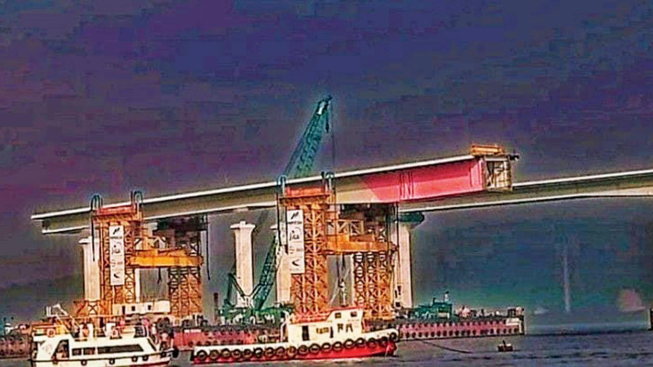 Steel decks fixed for MTHL, India’s longest sea bridge