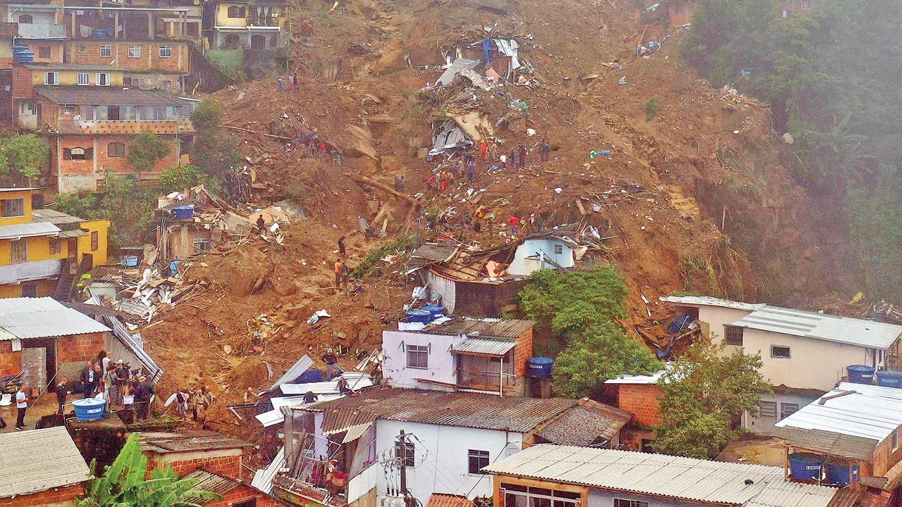 Brazil mudslides kill at least 94, with dozens still missing