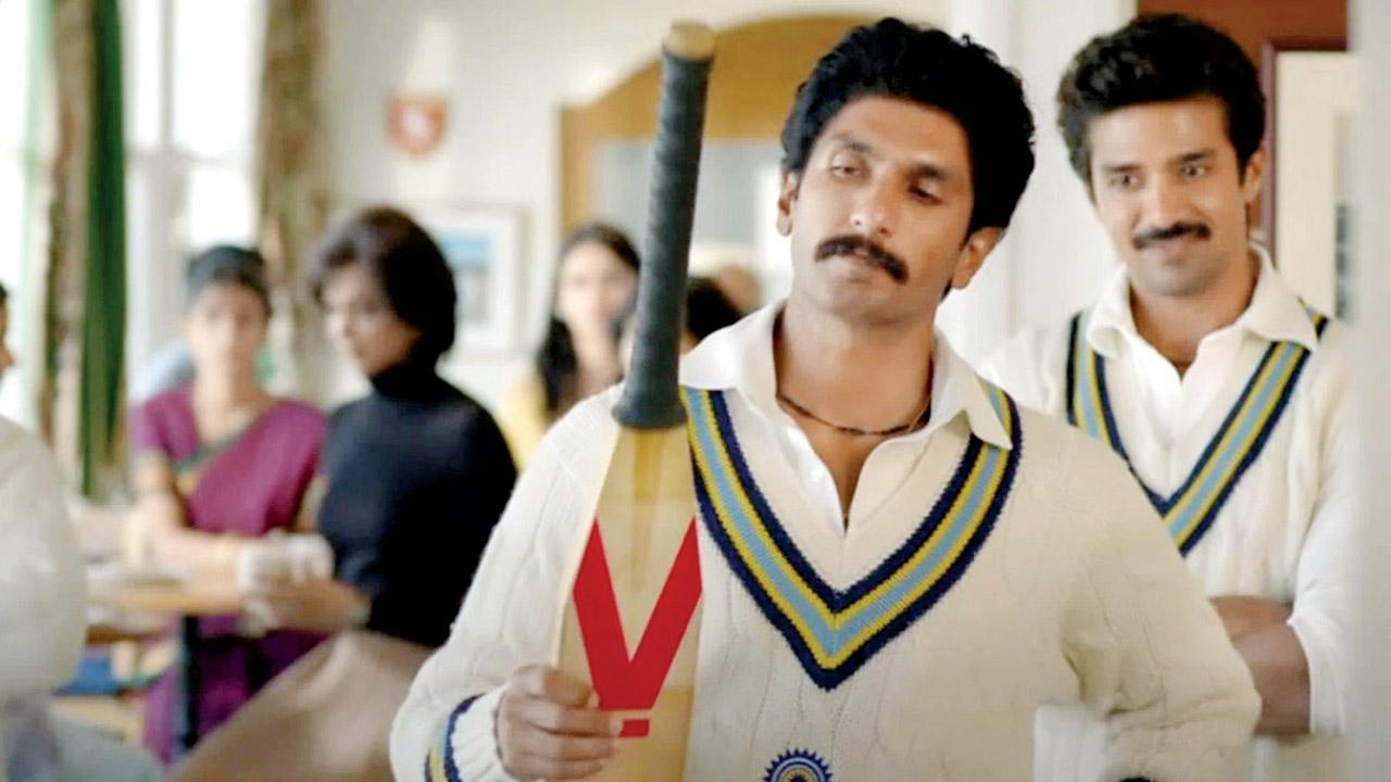 Ranveer Singh's 83 to release on two OTT platforms
Filmmaker Kabir Khan wanted his ambitious sports drama, 83, to play out on the big screen, a fitting canvas for Team India’s victory at the 1983 cricket World Cup at Lord’s. Though the Ranveer Singh-starrer opened in theatres last December to much acclaim, its box-office performance was hampered by the third wave of the pandemic. For all those waiting to revisit one of the greatest milestones in Indian sports, there’s good news — the film is expected to drop on two OTT platforms simultaneously later this month. mid-day has learnt that Netflix has bagged the rights of the Hindi version, while Disney+ Hotstar will stream the Tamil, Telugu, Kannada and Malayalam versions. Read the full story here.