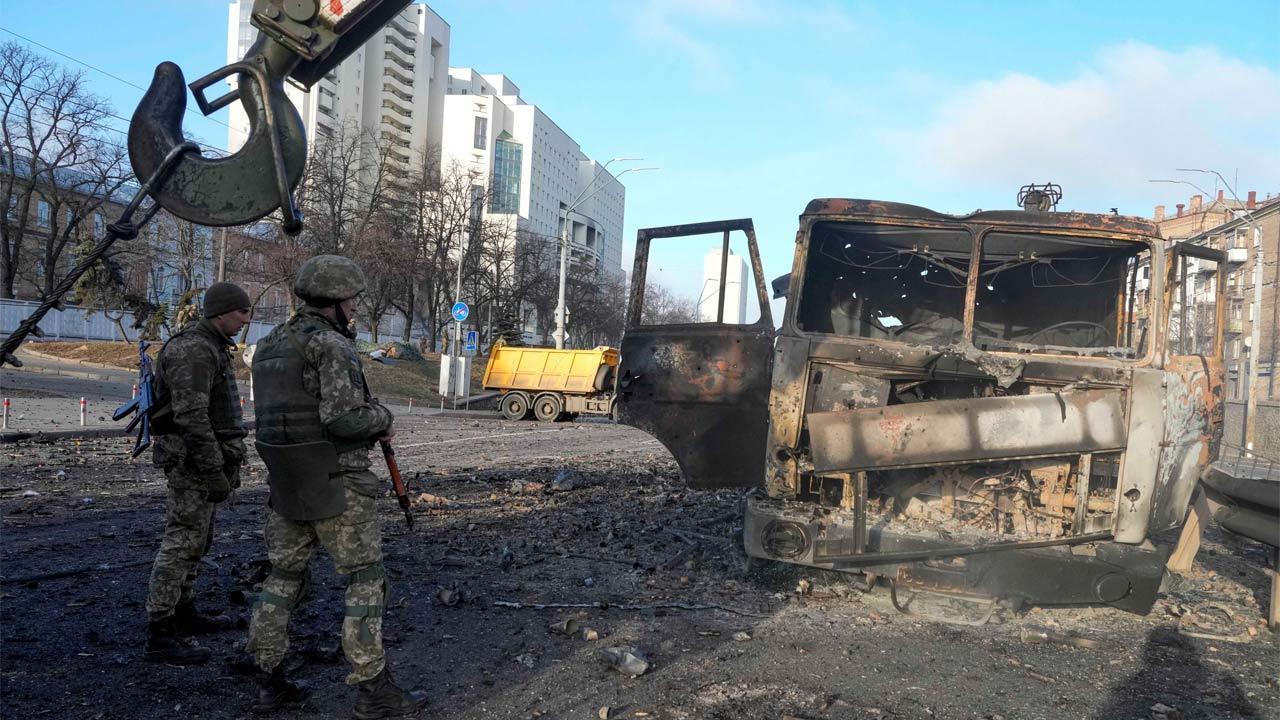 Russian forces blow up gas pipeline in Kharkiv