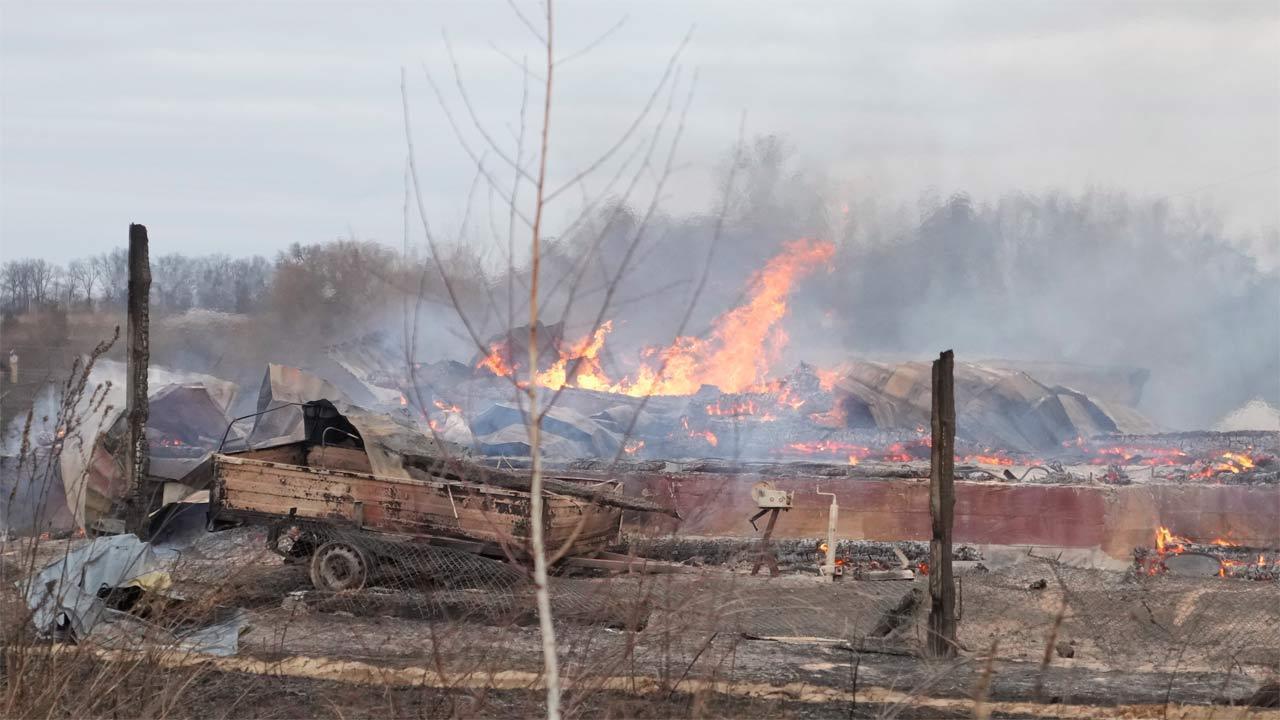 Ukraine says it has shot down Russia's military plane