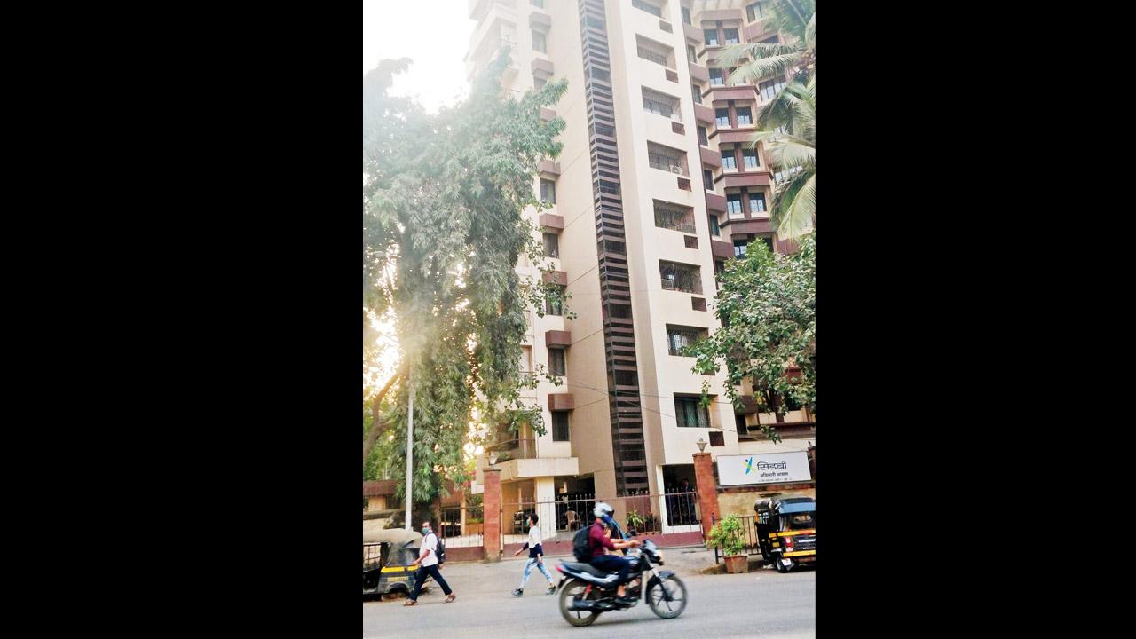 The SIDBI officer’s quarters at Veera Desai Road, Andheri West, where Seshadri was murdered