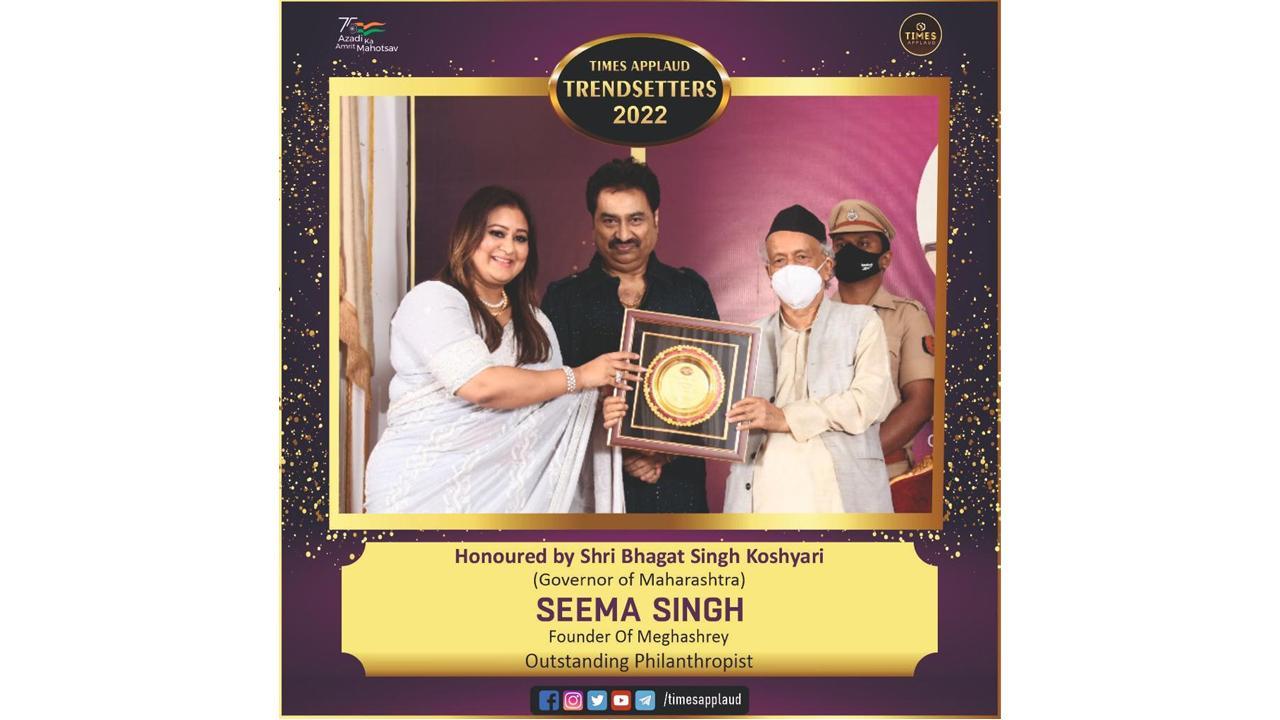Well-Known Social – Entrepreneur Ms. Seema Singh Bestowed with Trendsetter 2022 