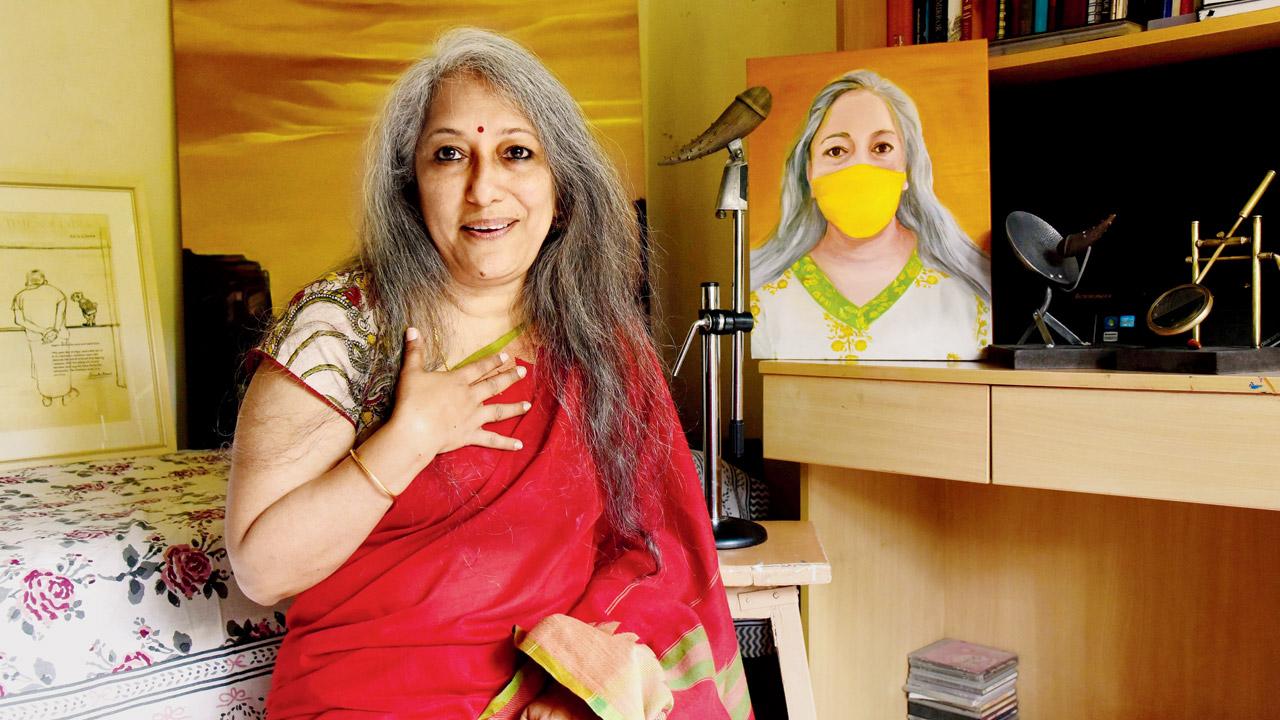 Shanthi Kasiviswanathan, artist. Pic/Suresh Karkera