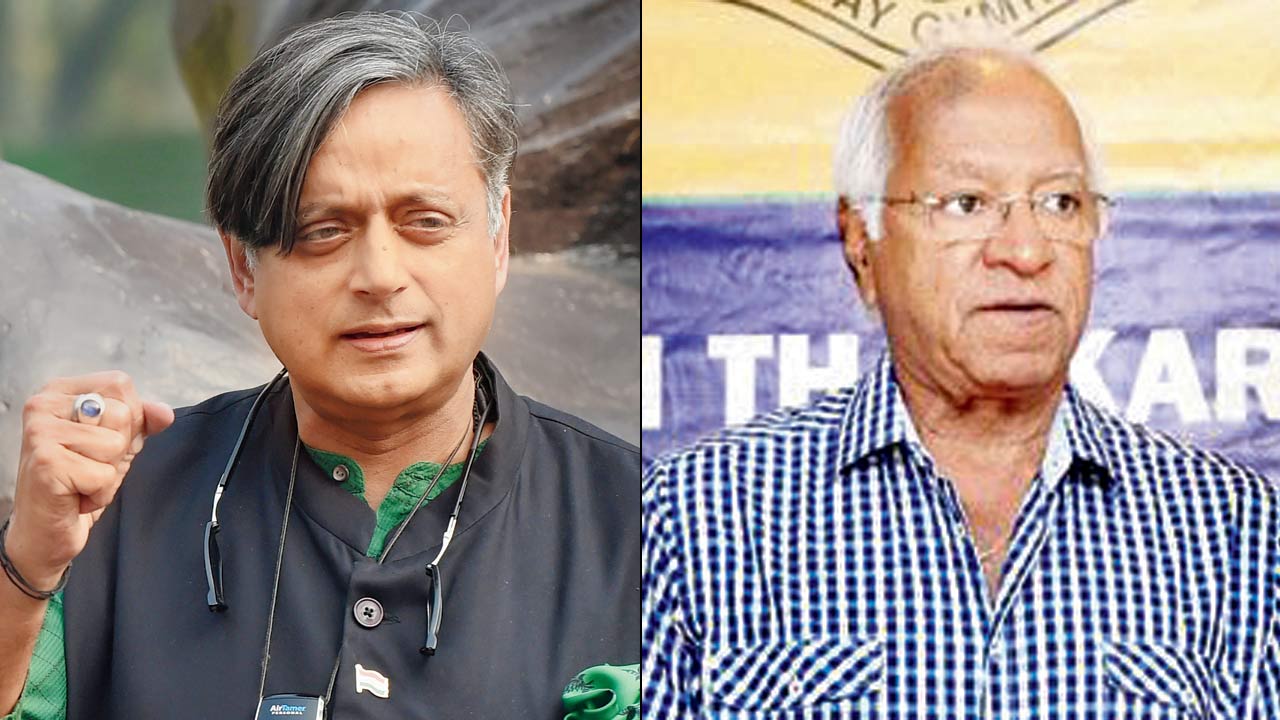 Dr Shashi Tharoor and Khalid A-H Ansari