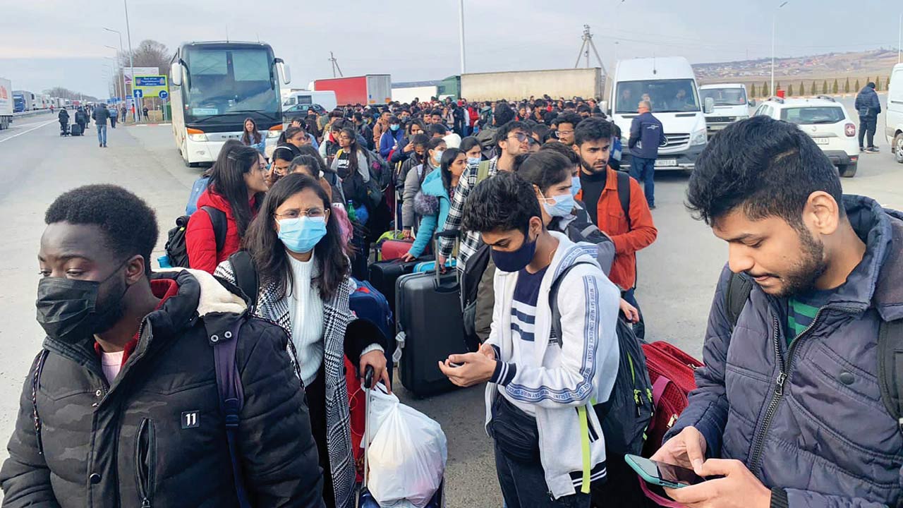 Students, mostly Indian, stranded in Ukraine