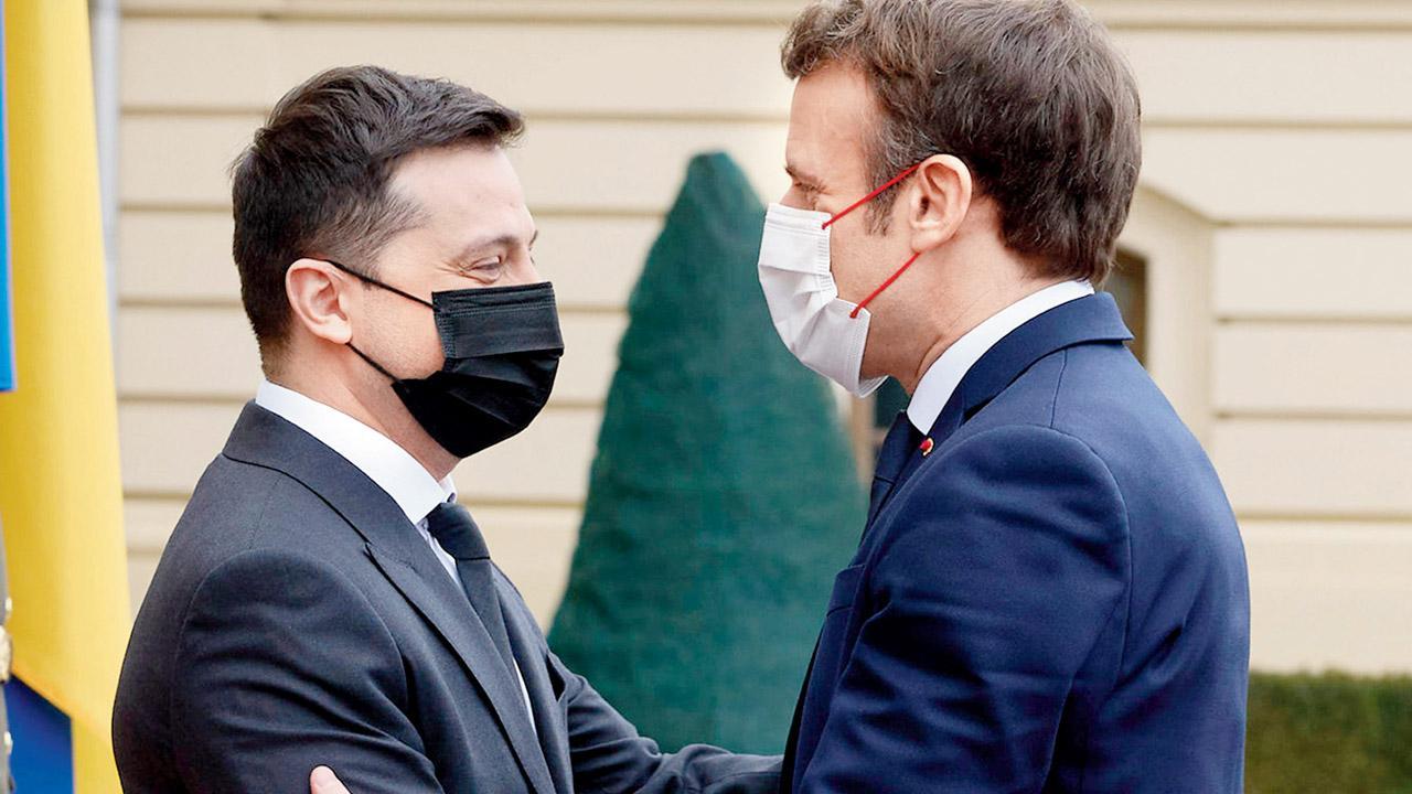 Macron heads to Kyiv after talks with Putin