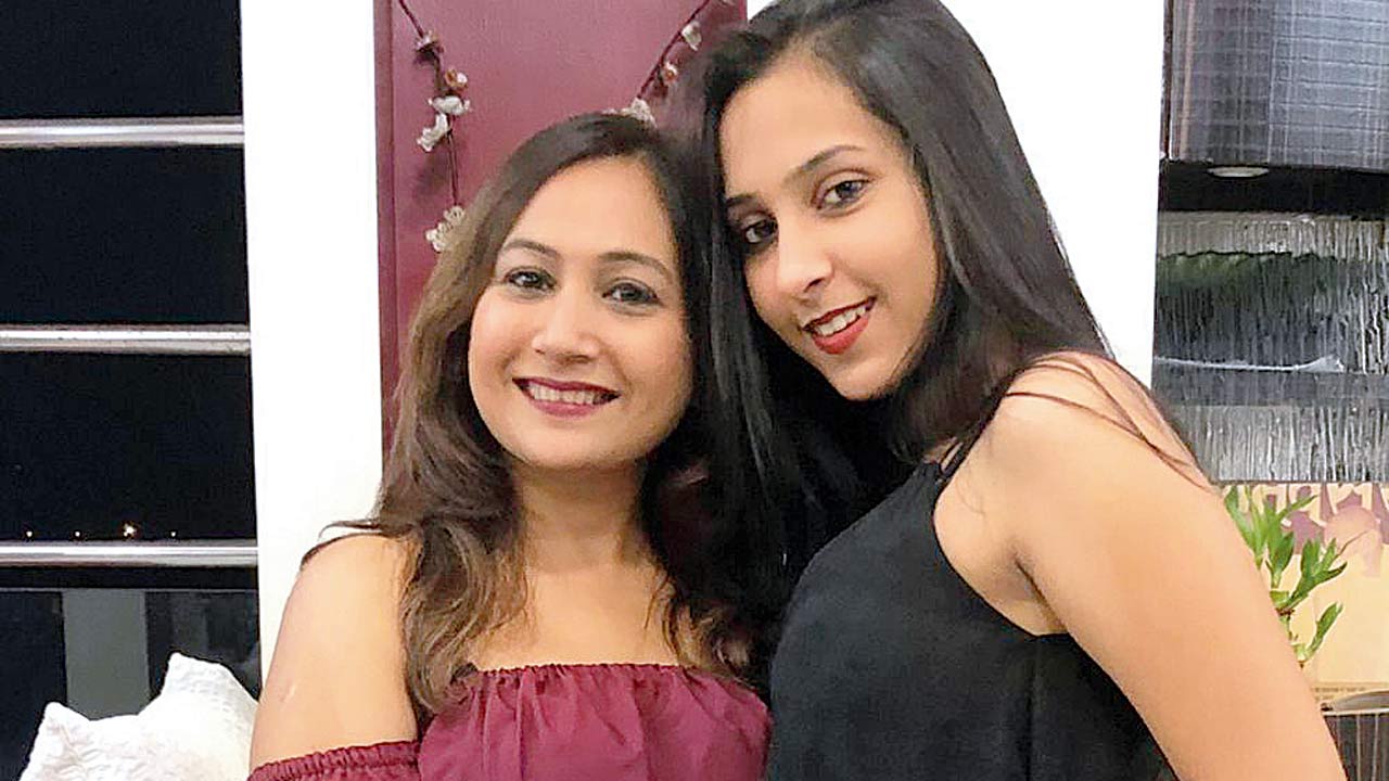 Yashvi Sethia from Wadala, seen here with her mother Arpita, is stuck in Vinnitsiya city in Ukraine