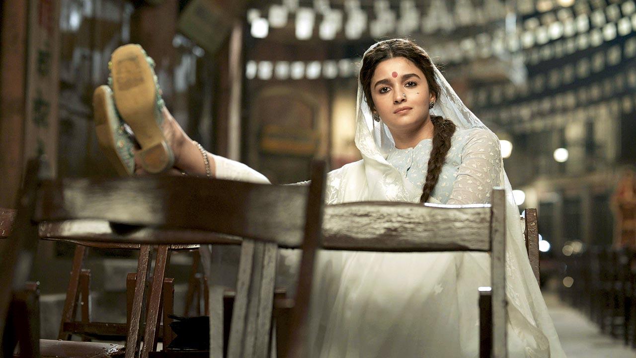 This week’s release Gangubai Kathiawadi tells the story of an equally revered and feared matriarch who reigned over Kamathipura in the 1950s and ’60s. Bhatt says she found it difficult to separate herself from Gangubai, a character she has lived with for three years. “[People say that] I have begun talking like Gangu.”