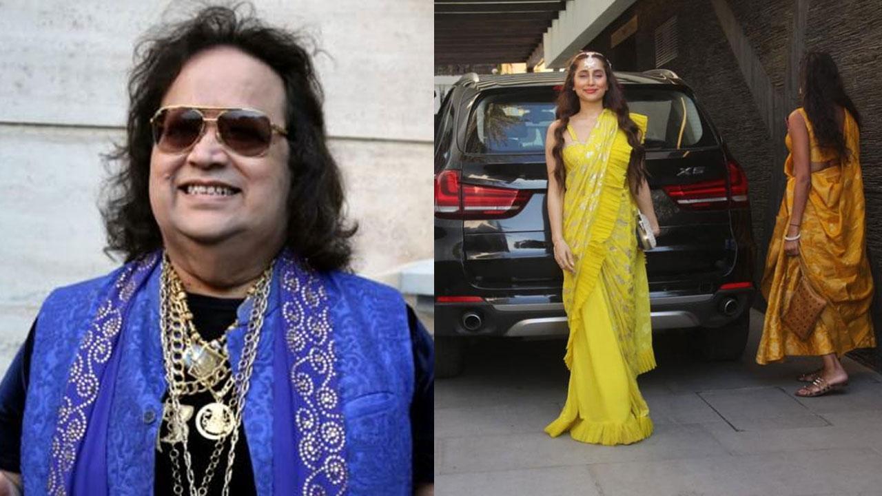 Bollywood bids adieu to Bappi Lahiri; Anusha graces Farhan-Shibani's Mehendi