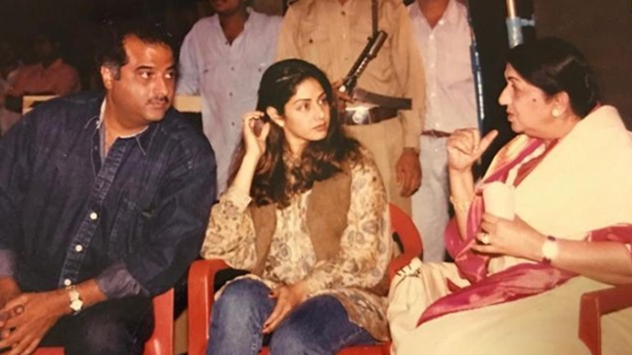 Boney Kapoor shares priceless picture of Lata Mangeshkar with Sridevi