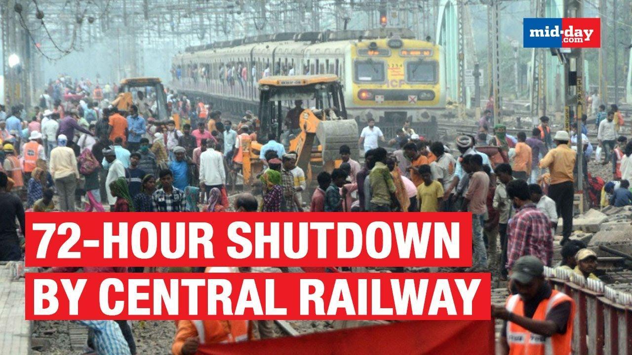 350 Local Trains Remain Cancelled As Central Railway Announces 72-Hour Shutdown