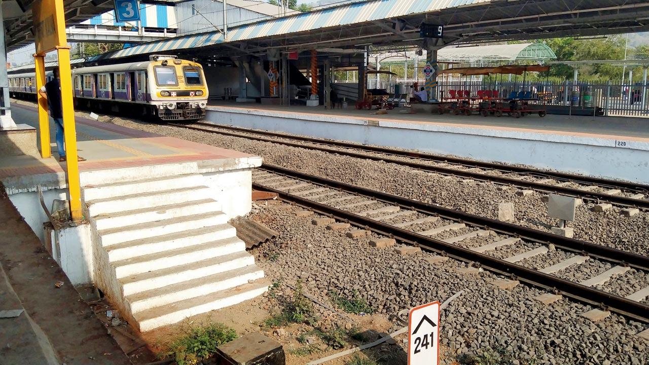 These stairs on platform no. 3 will encourage users to cross tracks