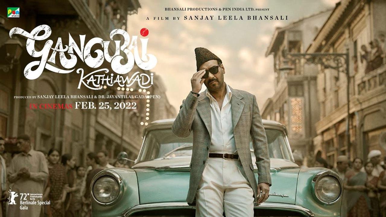 Bollywood superstar Ajay Devgn, who plays a pivotal role in the upcoming Alia Bhatt-starrer 'Gangubai Kathiawadi', has unveiled his first look poster on Thursday. Read the full story here