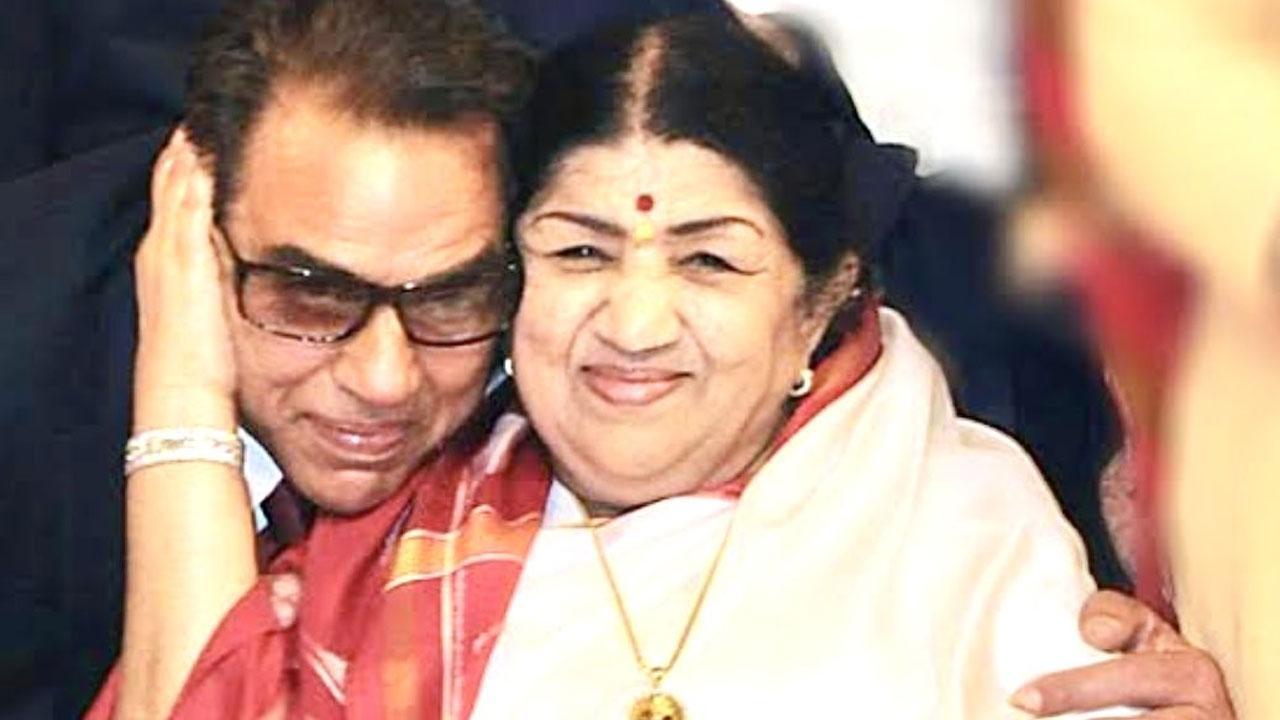 Dharmendra pays emotional tribute to Lata Mangeshkar; shares a video with fans