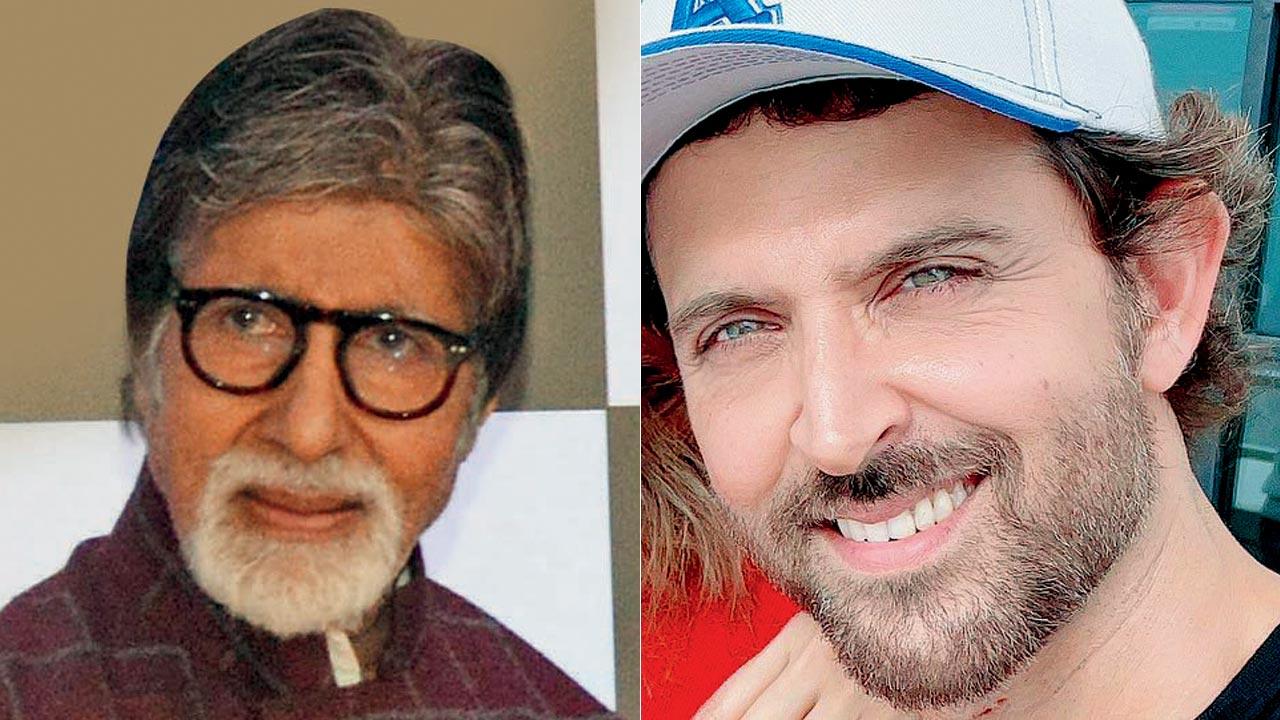 Amitabh Bachchan and Hrithik Roshan