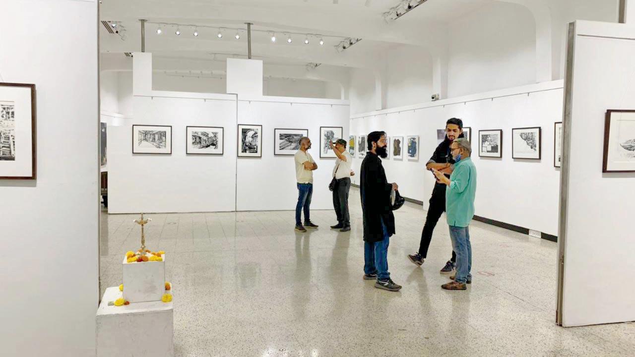 Visitors at the opening day of the festival