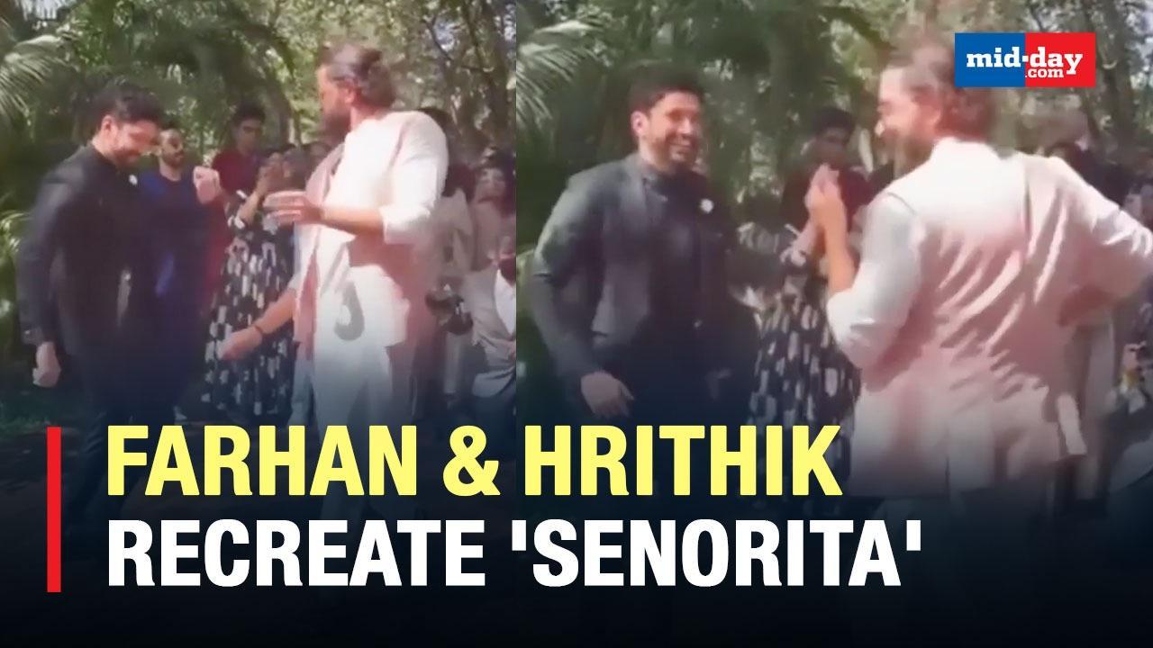 Farhan Akhtar And Hrithik Roshan Break The Internet As They Dance On 'Senorita'