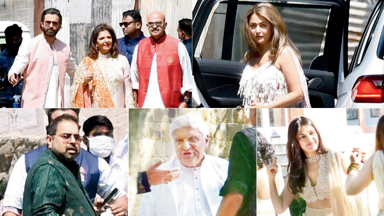 The Roshans; Amrita Arora; Shankar Mahadevan; Javed Akhtar and Rhea Chakraborty