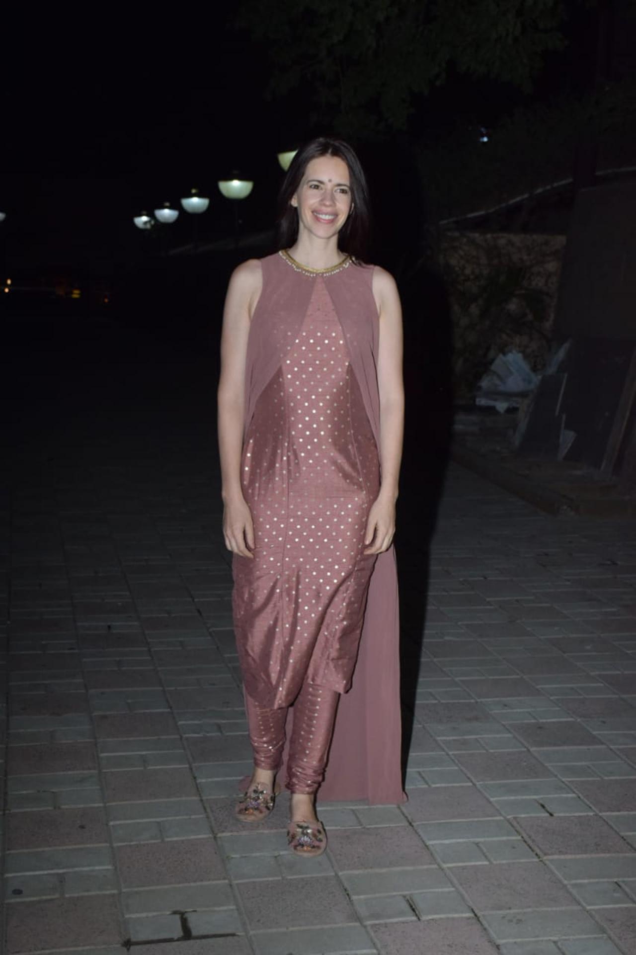 Kalki Koechlin made a rare public appearance at the screening. It seems like the actress arrived at the show to cheer her friend Deepika Padukone, for her digital debut.