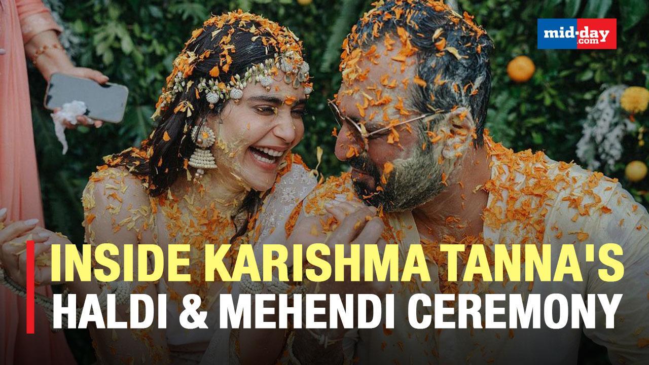 Inside Karishma Tanna And Varun Bangera’s Haldi And Mehendi Ceremony