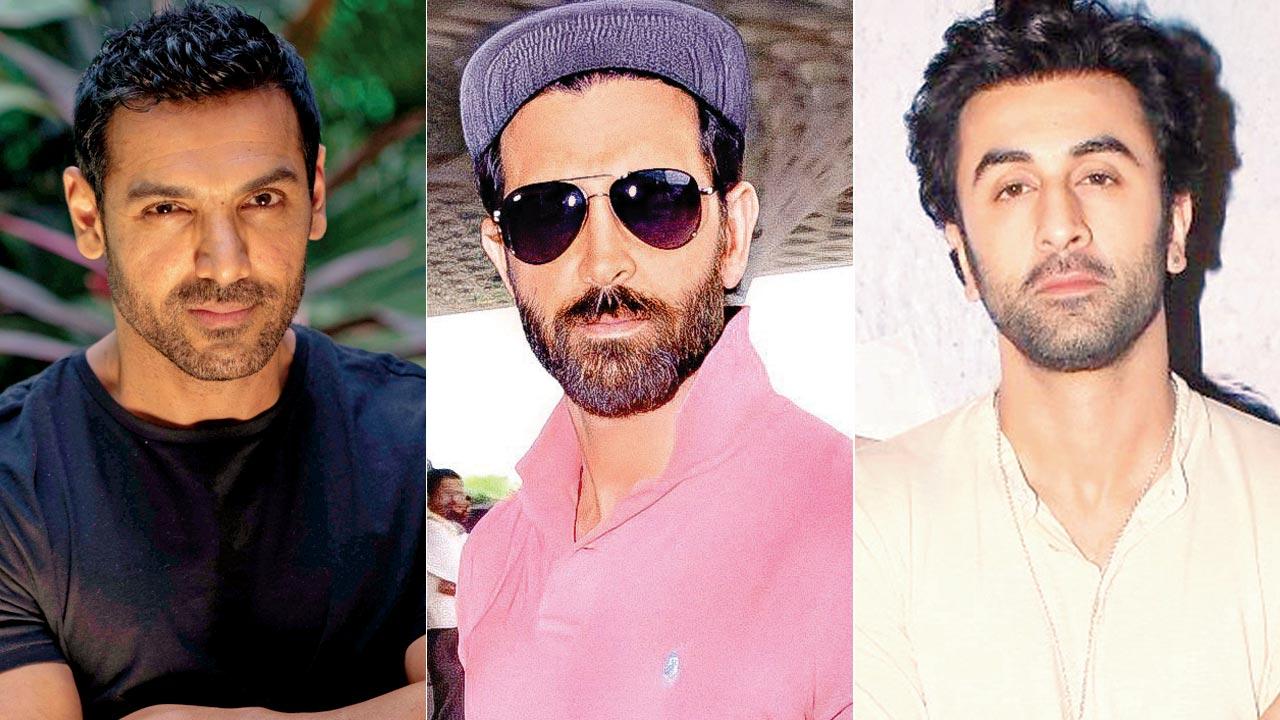 John Abraham, Hrithik Roshan and Ranbir Kapoor