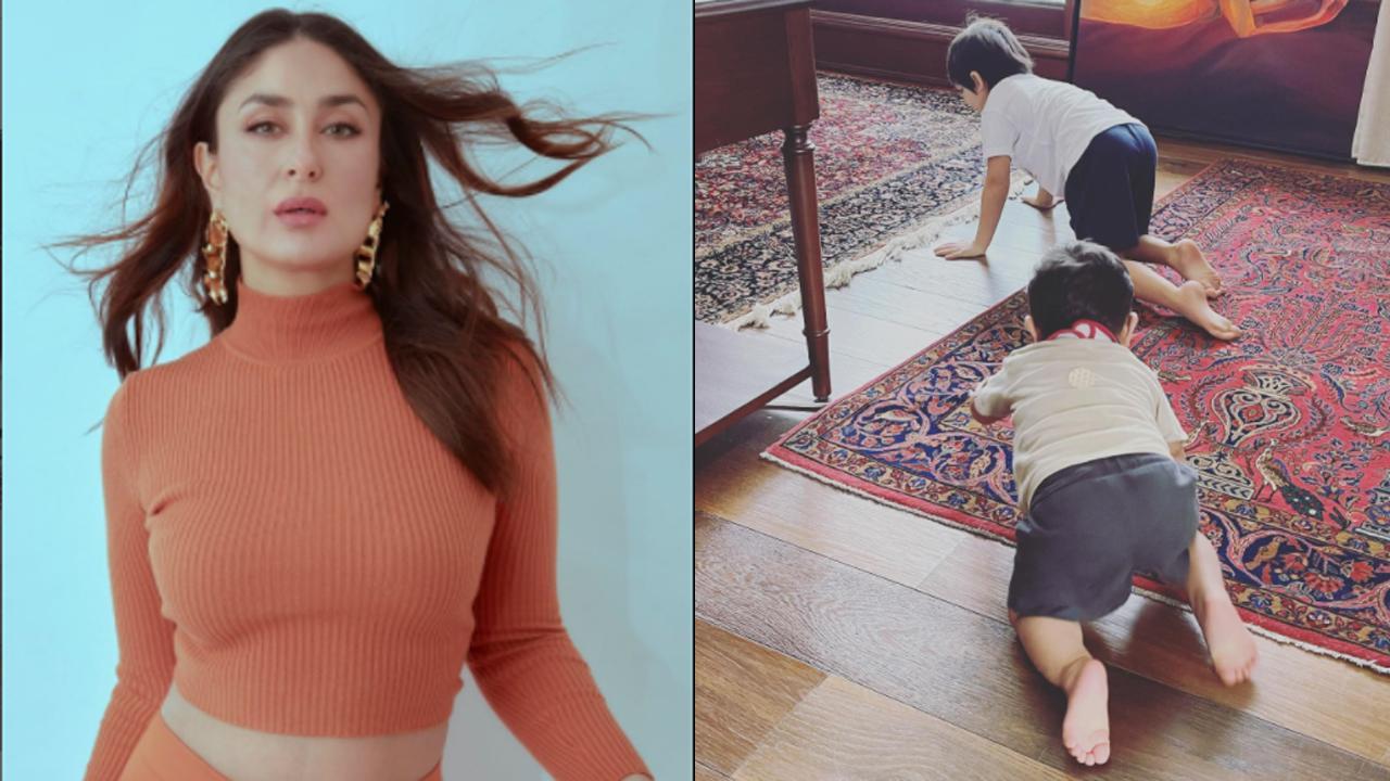 As her second son Jeh turned one today, actor Kareena Kapoor Khan took to Instagram and posted a sweet birthday wish for the little one. She shared a candid picture of her firstborn Taimur with Jeh. In the image, the brothers can be seen crawling on the floor. Read the full story here